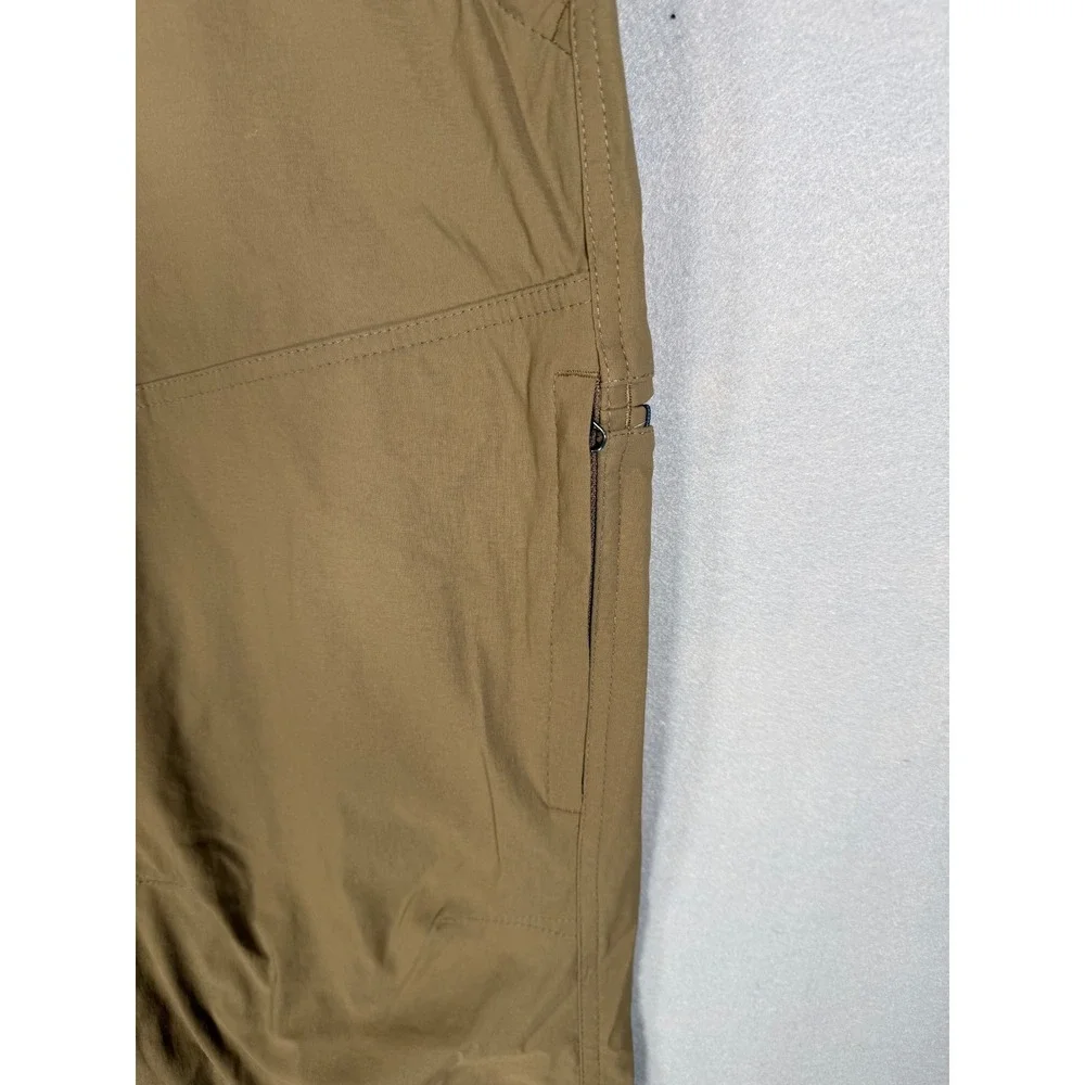 Kuhl Deceptr Mens 38x28 Tan Khaki Technical Hiking Pants Tapered Style 5120